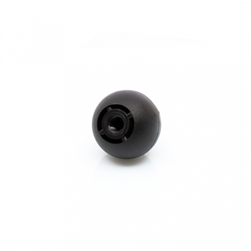 Kogelknop rubber met schroefdraad Model 3